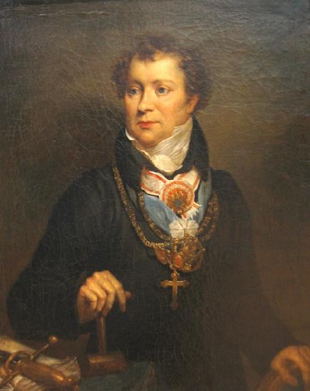 Antoni Brodowski Portrait of Ludwik Osieski oil painting image